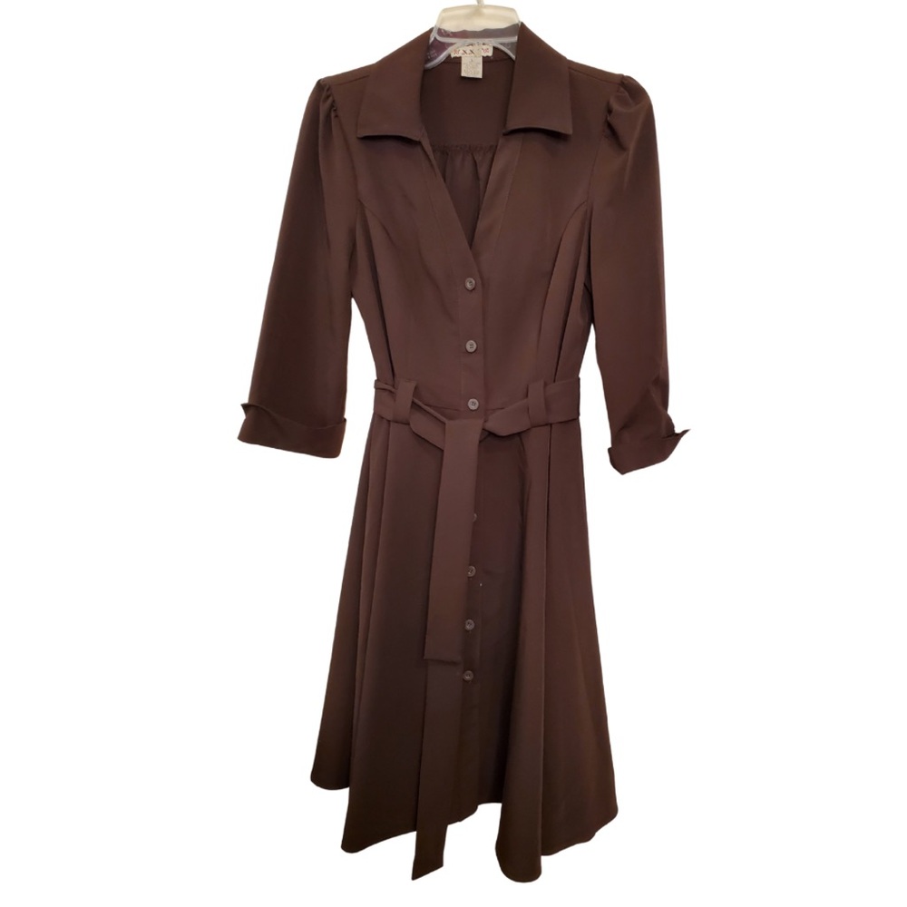 Forever 21 Belted Button-Up Dress